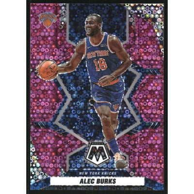 2021-22 Panini Mosaic Mosaic Fast Break Pink #138 Alec Burks