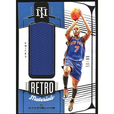 2021-22 Panini National Treasures Retro Materials #14 Al Harrington