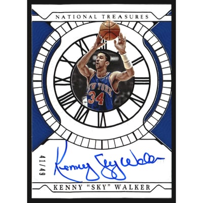 2021-22 Panini National Treasures Timeless Talents Signatures #17 Kenny Sky Walker/49
