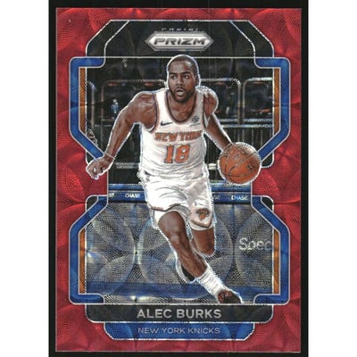 2021-22 Panini Prizm Prizms Choice Red #65 Alec Burks