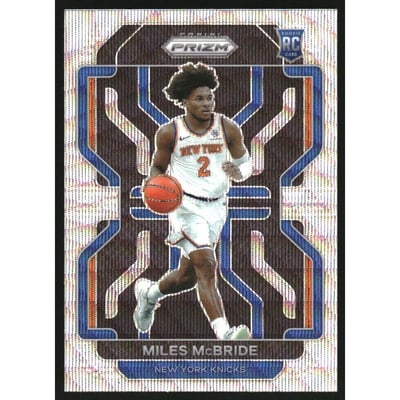 2021-22 Panini Prizm Prizms Factory Set Silver Wave #283 Miles McBride