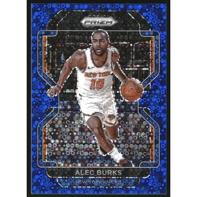 2021-22 Panini Prizm Prizms Fast Break Blue #65 Alec Burks