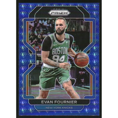 2021-22 Panini Prizm Prizms NBA 75th Anniversary #153 Evan Fournier