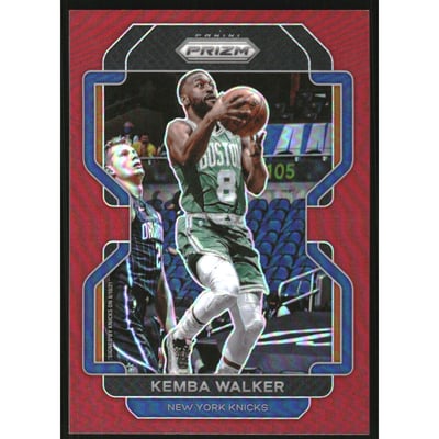 2021-22 Panini Prizm Prizms Red #122 Kemba Walker