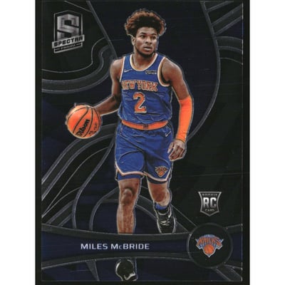 2021-22 Panini Spectra #124 Miles McBride RC