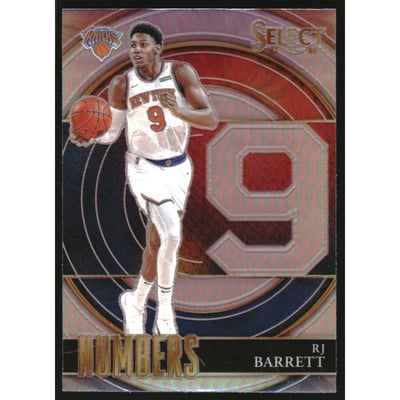 2021-22 Select Numbers Prizms Silver #13 RJ Barrett