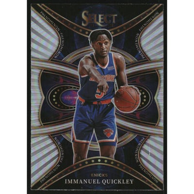 2021-22 Select Phenomenon Prizms Silver #22 Immanuel Quickley