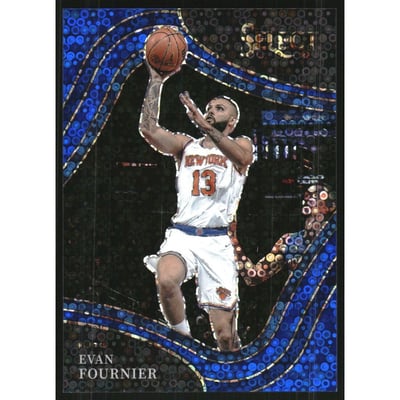 2021-22 Select Prizms Blue Disco #262 Evan Fournier