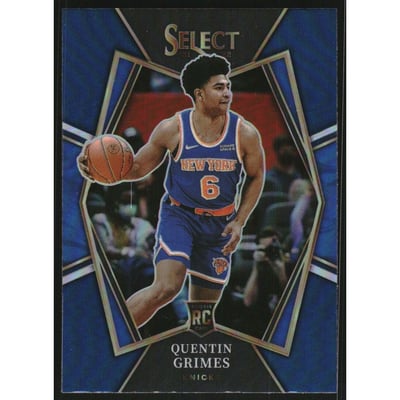 2021-22 Select Prizms Blue #159 Quentin Grimes