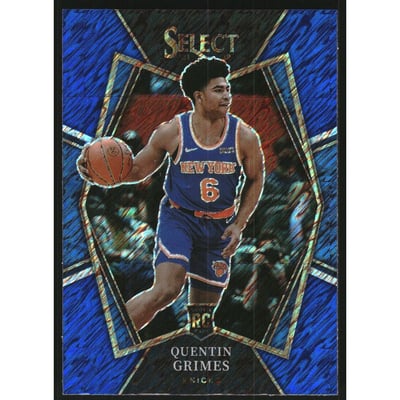 2021-22 Select Prizms Blue Shimmer #159 Quentin Grimes