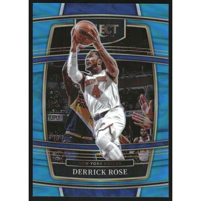 2021-22 Select Prizms Light Blue #53 Derrick Rose