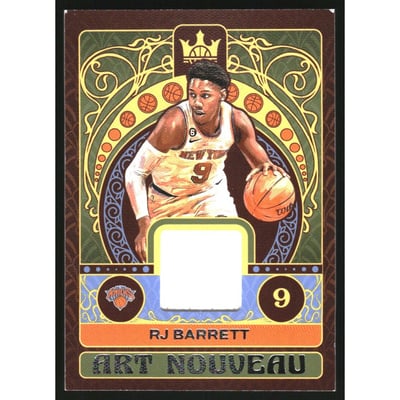 2022-23 Court Kings Art Nouveau Jerseys #29 RJ Barrett