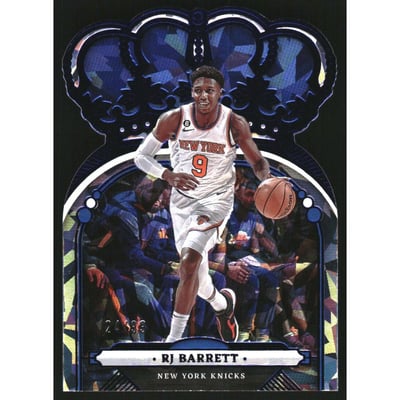 2022-23 Crown Royale Crystal Blue #55 RJ Barrett