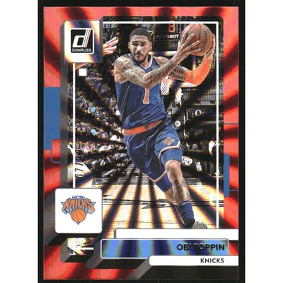 2022-23 Donruss Holo Red Laser #12 Obi Toppin