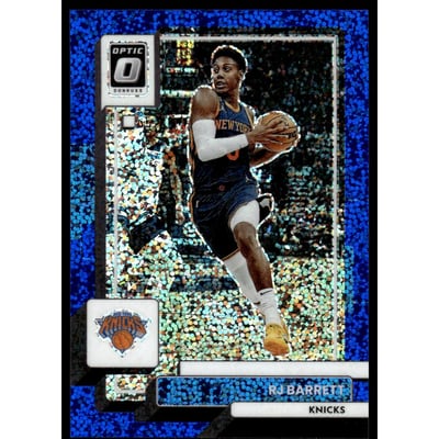 2022-23 Donruss Optic Blue Sparkle #28 RJ Barrett