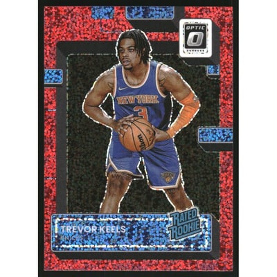 2022-23 Donruss Optic Red Sparkle #243 Trevor Keels RR