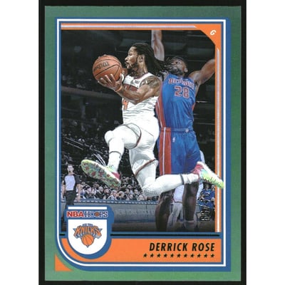 2022-23 Hoops Green #24 Derrick Rose