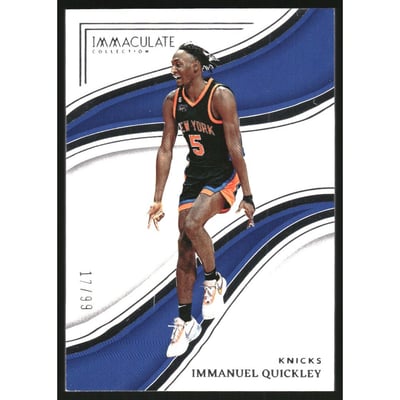 2022-23 Immaculate Collection #38 Immanuel Quickley