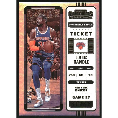 2022-23 Panini Contenders Conference Finals Ticket #14 Julius Randle