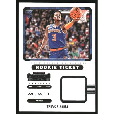 2022-23 Panini Contenders Rookie Ticket Swatches #25 Trevor Keels