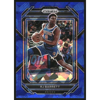 2022-23 Panini Prizm Prizms Blue Ice #14 RJ Barrett