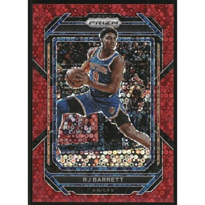 2022-23 Panini Prizm Prizms Fast Break Red #14 RJ Barrett