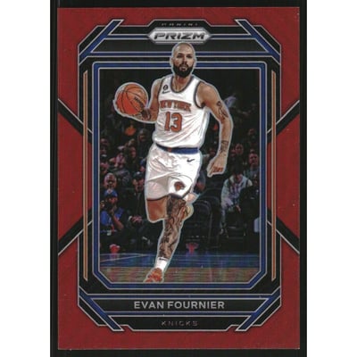 2022-23 Panini Prizm Prizms Red #8 Evan Fournier