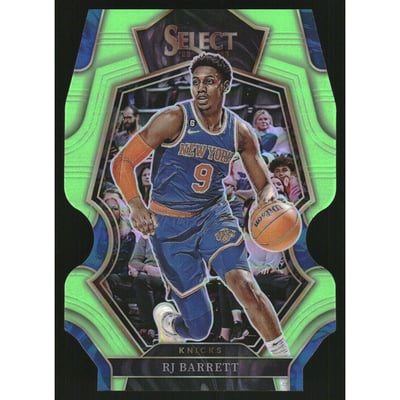2022-23 Select Prizms Light Green Die Cut #133 RJ Barrett