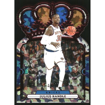 2023-24 Crown Royale Crystal Red #3 Julius Randle