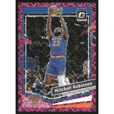 2023-24 Donruss Optic Pink Velocity #2 Mitchell Robinson