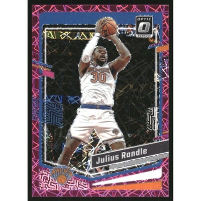 2023-24 Donruss Optic Pink Velocity #40 Julius Randle