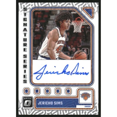 2023-24 Donruss Optic Signature Series #82 Jericho Sims