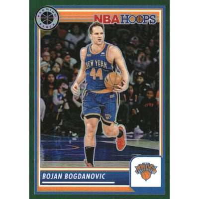 2023-24 Hoops Premium Stock Green Prizm #208 Bojan Bogdanovic