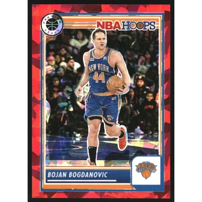 2023-24 Hoops Premium Stock Red Ice Prizm #208 Bojan Bogdanovic