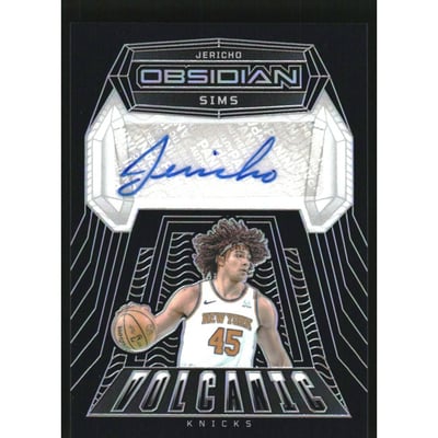 2023-24 Panini Obsidian Volcanic Signatures #20 Jericho Sims/149