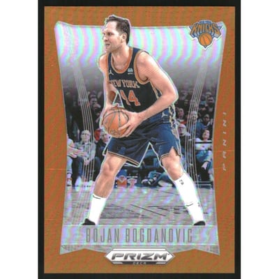 2023-24 Panini Prizm Deca Prizms Orange #8 Bojan Bogdanovic