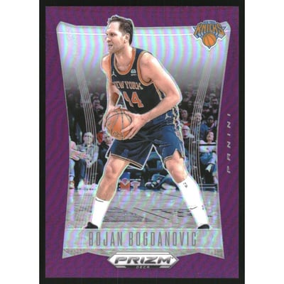 2023-24 Panini Prizm Deca Prizms Purple #8 Bojan Bogdanovic