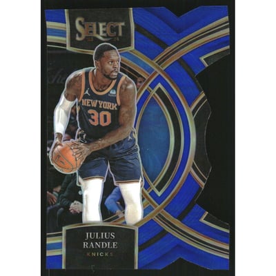 2023-24 Select Prizms Blue Die-Cut #155 Julius Randle