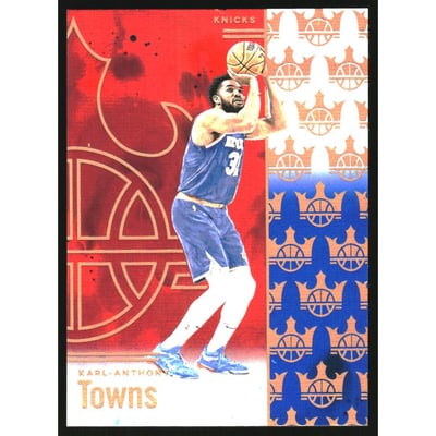 2024-25 Court Kings Red and Blue #25 Karl-Anthony Towns