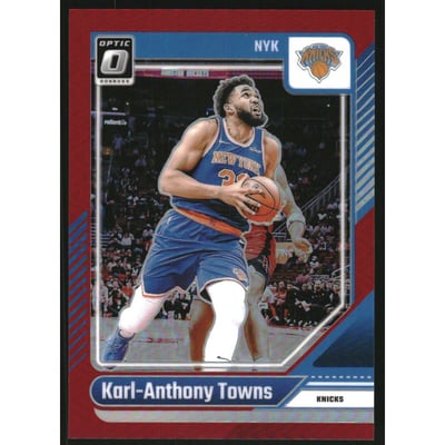 2024-25 Donruss Optic Red #158 Karl-Anthony Towns