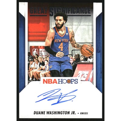 2024-25 Hoops Great SIGnificance #10 Duane Washington