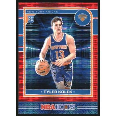 2024-25 Hoops Premium Prizms Red Pulsar #264 Tyler Kolek