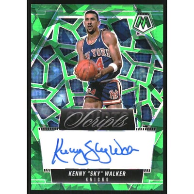 2024-25 Panini Mosaic Scripts Green Ice #63 Kenny "Sky" Walker