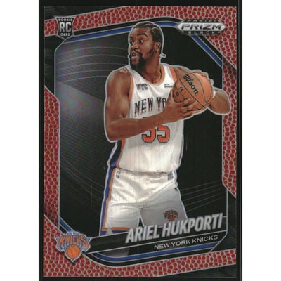 2024-25 Panini Prizm Black Prizms Basketball #244 Ariel Hukporti