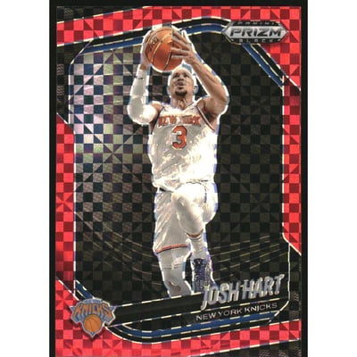 2024-25 Panini Prizm Black Prizms Red Power #198 Josh Hart
