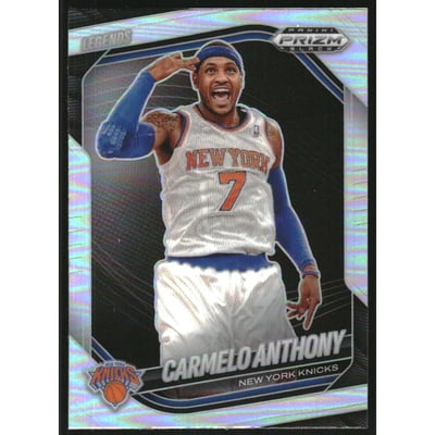 2024-25 Panini Prizm Black Prizms Silver #267 Carmelo Anthony LGD