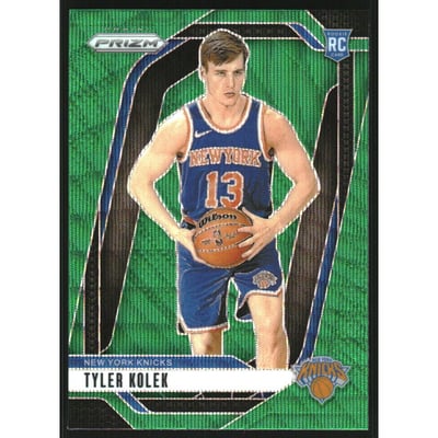 2024-25 Panini Prizm Prizms Green Wave #225 Tyler Kolek
