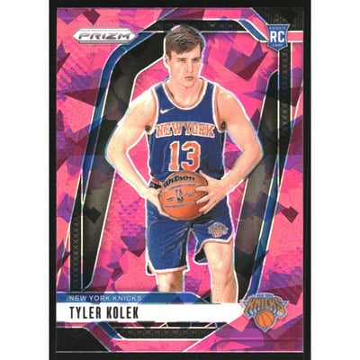 2024-25 Panini Prizm Prizms Pink Ice #225 Tyler Kolek