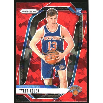 2024-25 Panini Prizm Prizms Red Ice #225 Tyler Kolek