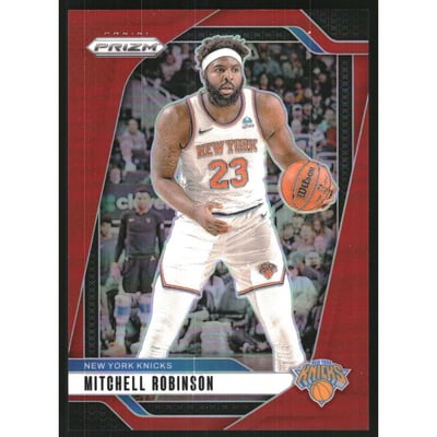 2024-25 Panini Prizm Prizms Red #156 Mitchell Robinson